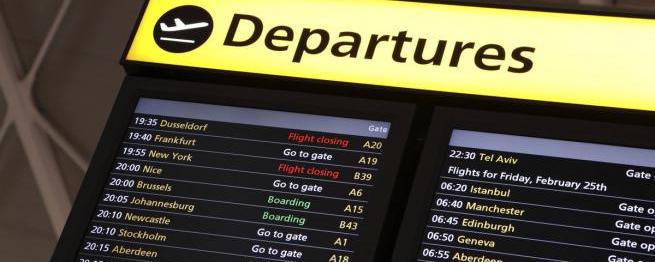 Edinburgh Airport Departure